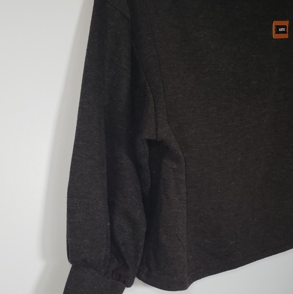 Zaful | Pull over mocked neck cropped sweater - Picture 3 of 5